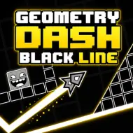 Geometry Dash Black Line icon